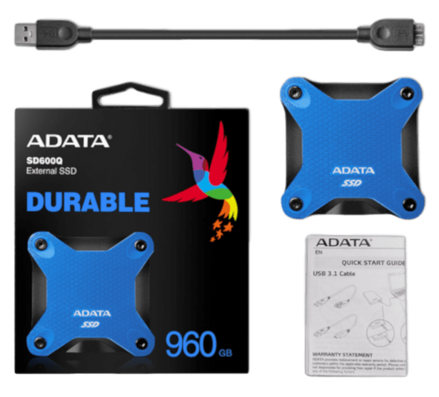 ADATA công bố SSD SD600Q Rugged External ngoài với tốc độ đọc nghi tới 440MB/s