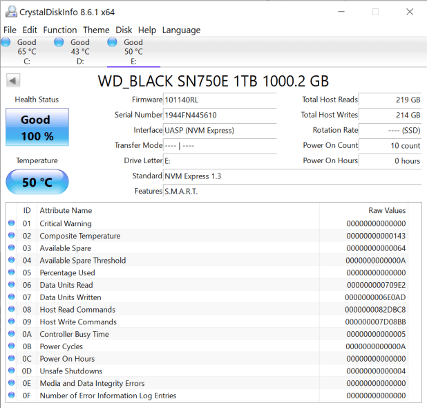 Cập nhật – SSD di động WD_Black P50 Game - USB 3.2 Gen 2 (20Gbps)  Đạt tốc độ 2GB/s
