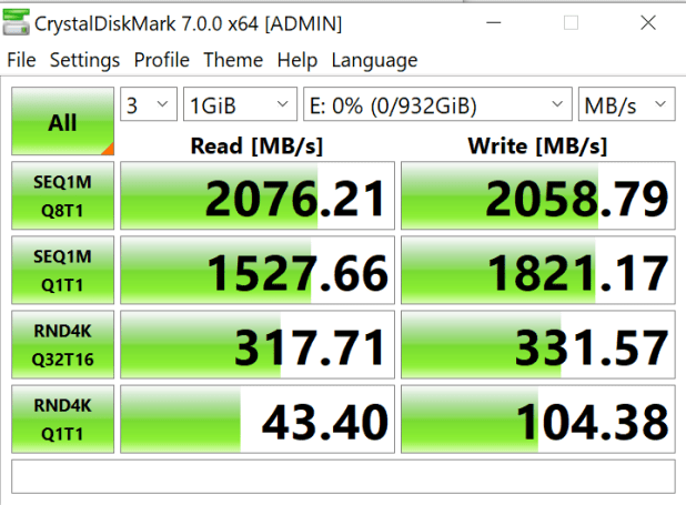 Cập nhật – SSD di động WD_Black P50 Game - USB 3.2 Gen 2 (20Gbps)  Đạt tốc độ 2GB/s