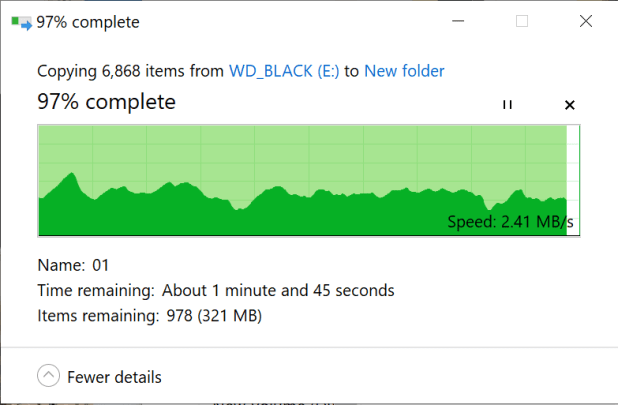 Cập nhật – SSD di động WD_Black P50 Game - USB 3.2 Gen 2 (20Gbps)  Đạt tốc độ 2GB/s