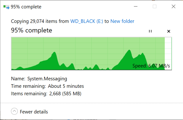 Cập nhật – SSD di động WD_Black P50 Game - USB 3.2 Gen 2 (20Gbps)  Đạt tốc độ 2GB/s