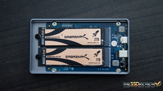 Đánh giá hộp NVME Sabrent Thunderbolt 3 to Dual NVMe M.2 SSD Tool-Free (EC-T3DN)