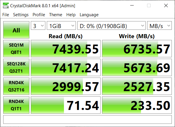 Đánh giá SSD Acer Predator GM7000 Gen4 NVMe