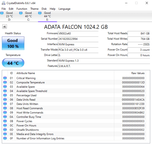 Đánh giá SSD ADATA Falcon NVMe  (1TB) - Tốc độ , giá tốt!