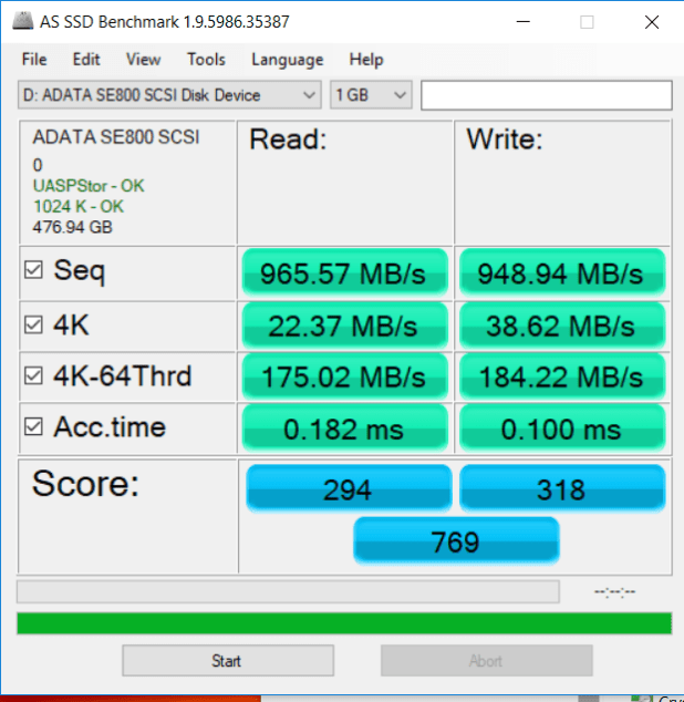 Đánh giá SSD ADATA SE800 External  (512GB)