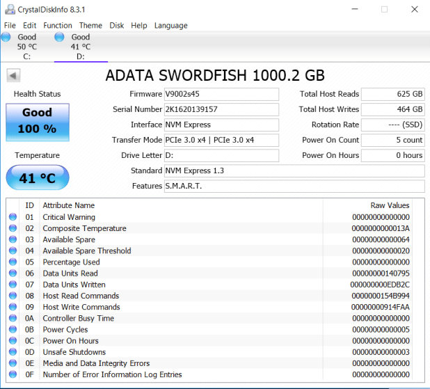 Đánh giá SSD ADATA Swordfish 1TB NVMe  – The Last Word in Value