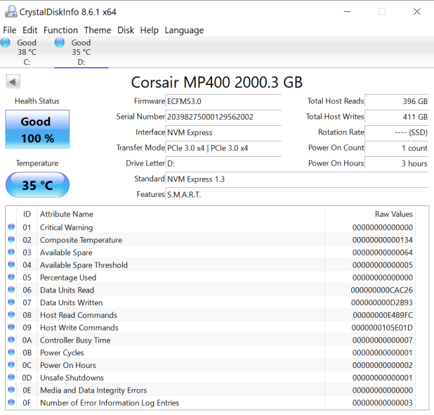 Đánh giá SSD Corsair MP400 2TB NVMe, QLC NAND đi vào sản xuất