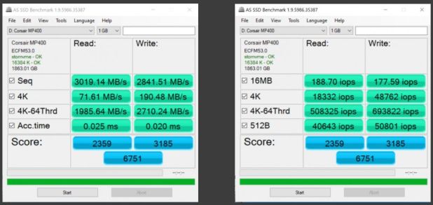 Đánh giá SSD Corsair MP400 2TB NVMe, QLC NAND đi vào sản xuất