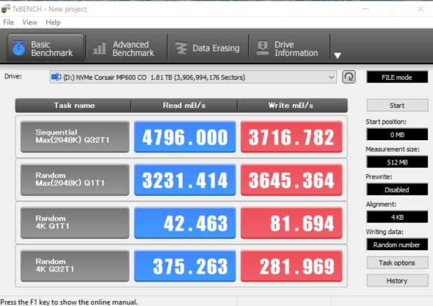 Đánh giá SSD Corsair MP600 Core 2TB PCIe 4 NVMe  - QLC Memory