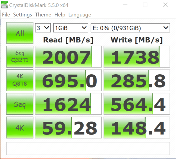 Đánh giá SSD Crucial P1 NVMe  (1TB) – Ngạc nhiên về mức giá