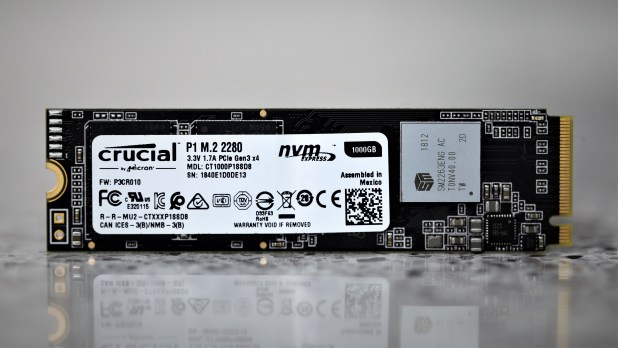 Đánh giá SSD Crucial P1 NVMe  (1TB) – Ngạc nhiên về mức giá