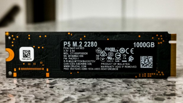 Đánh giá SSD Crucial P5 NVMe  (1TB) – PCIe 3.0′ Late Entry to the Ball