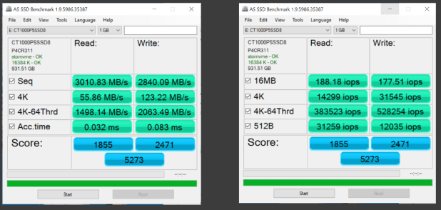 Đánh giá SSD Crucial P5 NVMe  (1TB) – PCIe 3.0′ Late Entry to the Ball