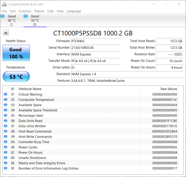 Đánh giá SSD Crucial P5 Plus PCIe 4.0 NVMe M.2