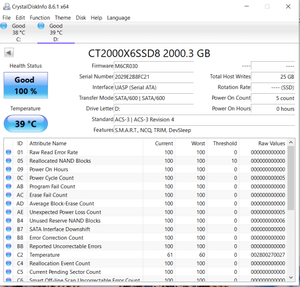 Đánh giá SSD Crucial X6 6Gbps 2TB Portable