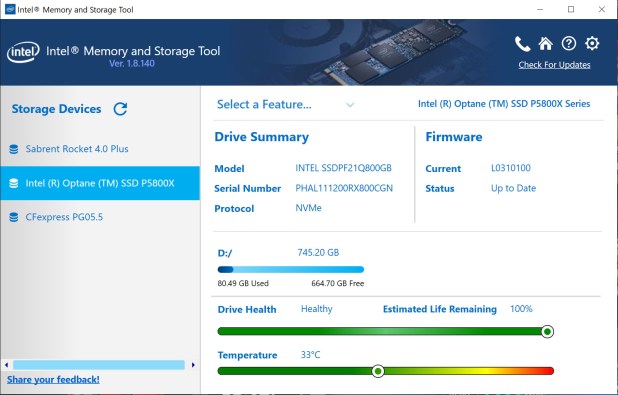 Đánh giá SSD Intel Optane DC P5800X PCIe 4 NVME  - Hoàn hảo về tốc độ, IOPS và độ trễ thấp