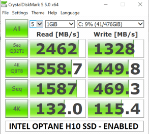 Đánh giá SSD Intel Optane Memory H10 (512GB)