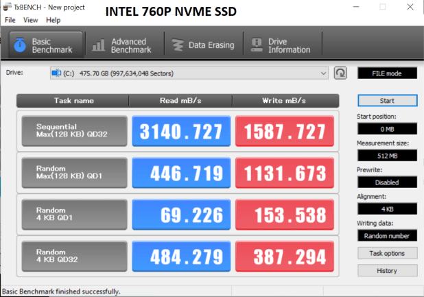 Đánh giá SSD Intel Optane Memory H10 (512GB)