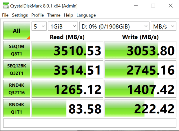 Đánh giá SSD Intel SSD6 670P NVMe M.2  (2TB) – Không thể tin được tốc độ của QLC
