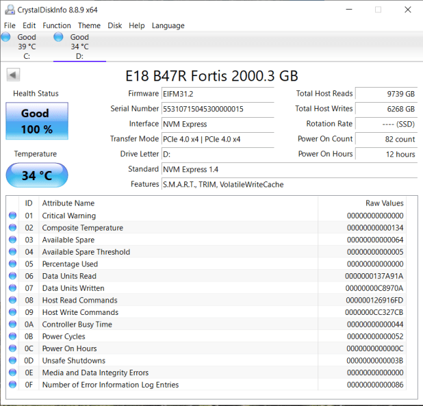 Đánh giá SSD Phison E18 B47R Fortis NVMe Gen 4