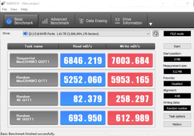 Đánh giá SSD Phison E18 B47R Fortis NVMe Gen 4