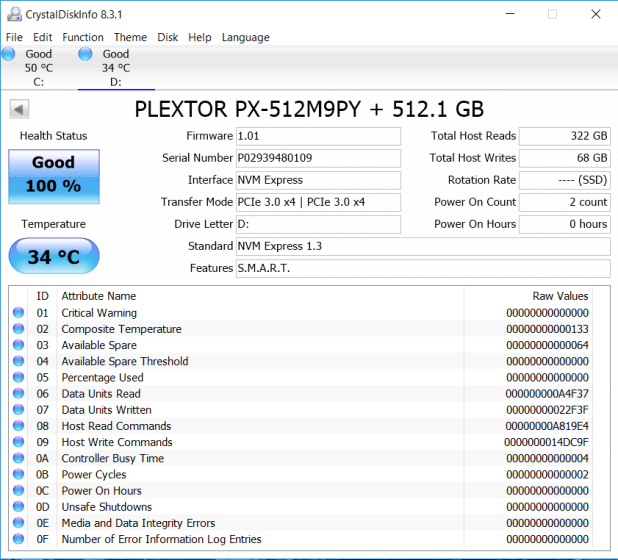 Đánh giá SSD Plextor M9P Plus NVMe  (512GB)