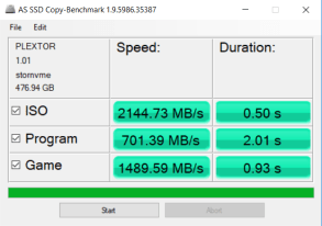 Đánh giá SSD Plextor M9P Plus NVMe  (512GB)