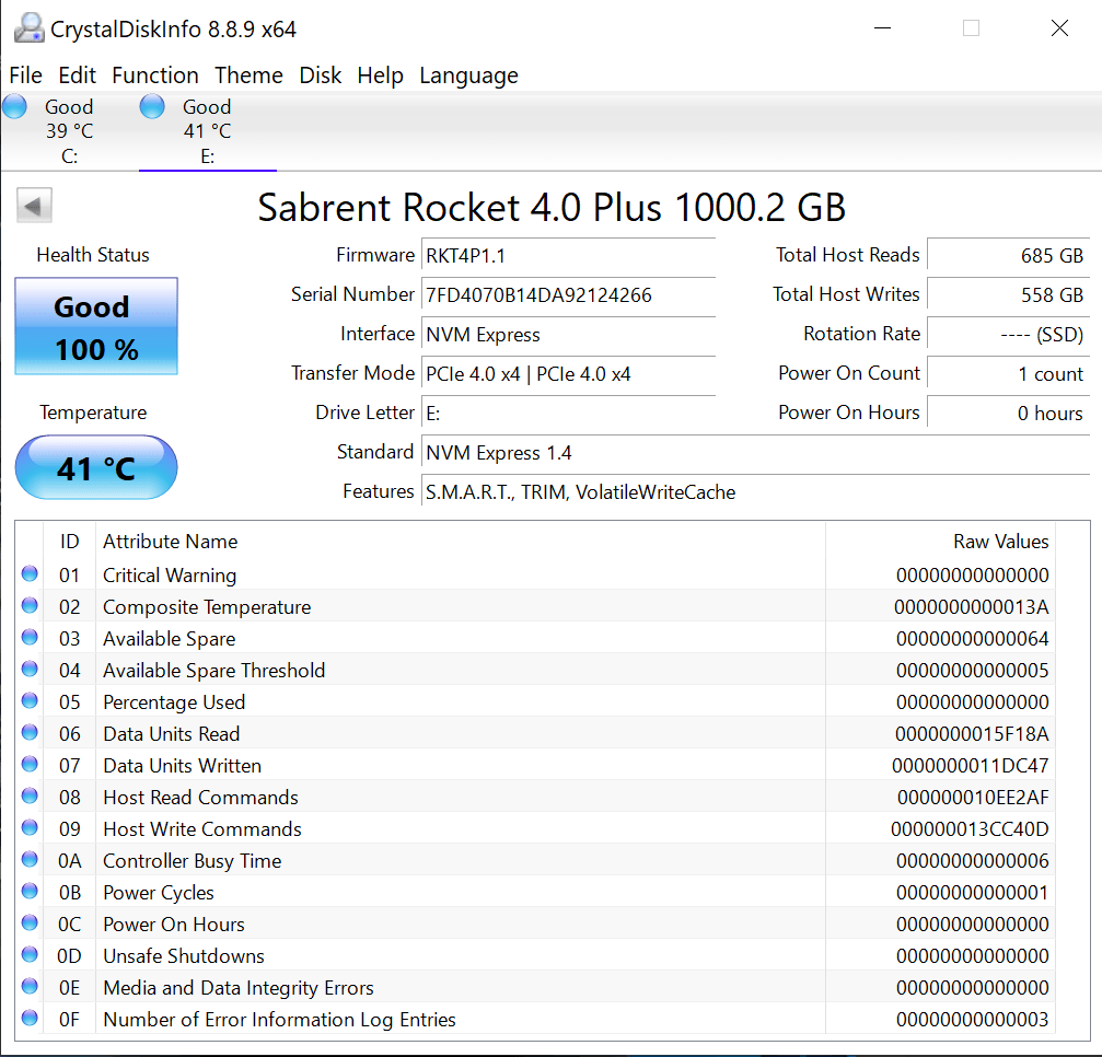 Đánh giá SSD Sabrent Rocket 4 Plus NVMe Gen 4  (1/2TB) – Tốc độ hàng đầu, nhiệt độ mát mẻ
