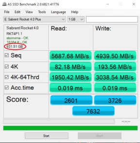 Đánh giá SSD Sabrent Rocket 4 Plus NVMe Gen 4  (1/2TB) – Tốc độ hàng đầu, nhiệt độ mát mẻ