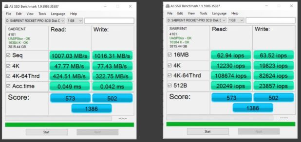 Đánh giá SSD Sabrent Rocket Pro Portable  (4TB)