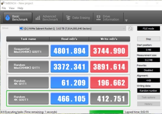 Đánh giá SSD Sabrent Rocket Q4 PCIe 4 NVMe  – Gen 4 Speed 4TB, dung lượng và giá cả