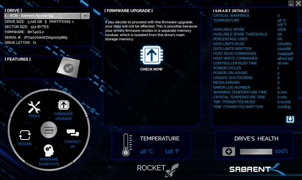 Đánh giá SSD Sabrent Rocket Q4 PCIe 4 NVMe  – Gen 4 Speed 4TB, dung lượng và giá cả