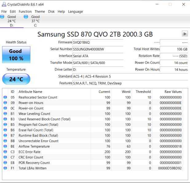 Đánh giá SSD Samsung 870 QVO V-NAND SATA 3  (1/2TB)