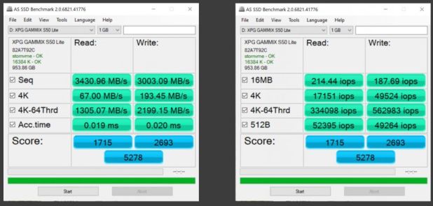 Đánh giá SSD XPG Gammix S50 Lite Gen4 NVMe  – Giá tốt và mát