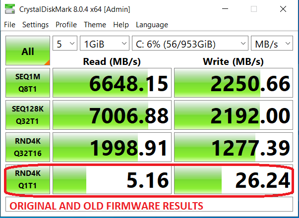 Đánh giá SSD XPG GAMMIX S70 Blade NVMe M.2  – 7GB/s , nhiệt độ thấp , với Laptop thế hệ 11th