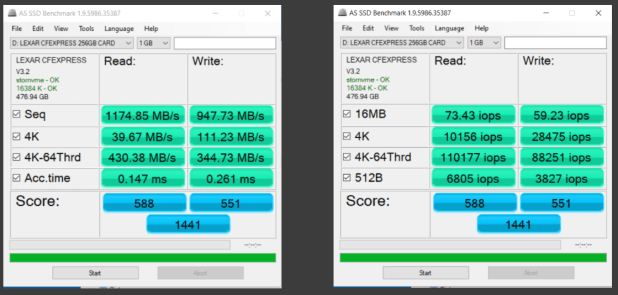 Đánh giá thẻ Lexar Professional 512GB CFexpress Type B (512GB)