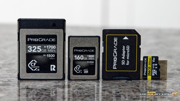 Đánh giá thẻ ProGrade Digital 160GB Cobalt CFExpress Type A và đầu đọc thẻ Dual Slot CFExpressA / SD