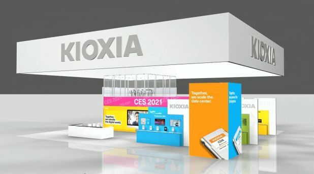 KIOXIA thể hiện thành quả tuyệt vời của mình trong triển lãm CES 2021 online