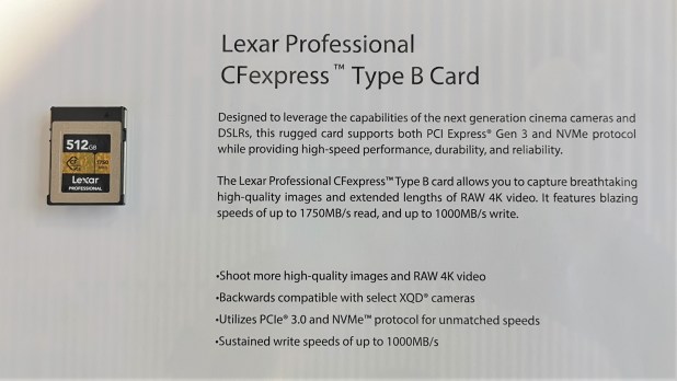 Lexar trình diễn 7GB/s Gen 4×4 SSD cùng 5G NAS, thẻ 1750MB/s CFexpress