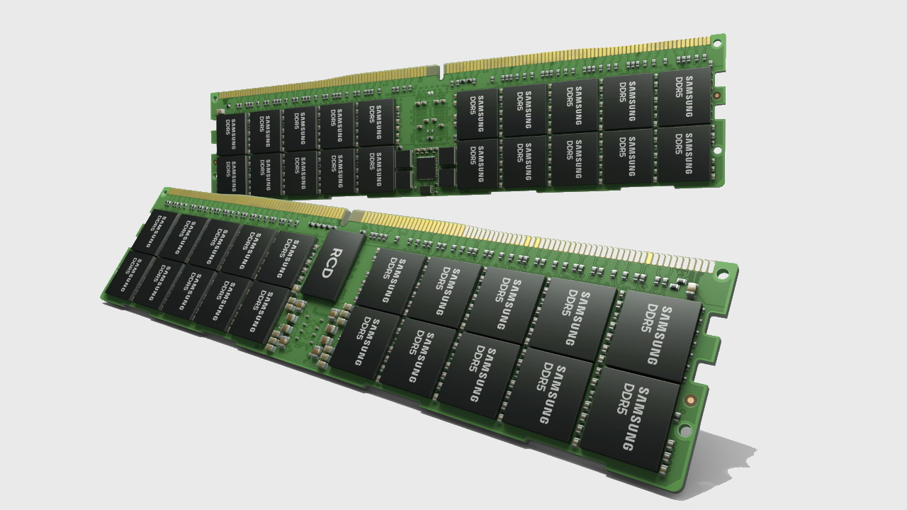 Samsung Develops a Very Fast 512GB DDR5 Memory Module