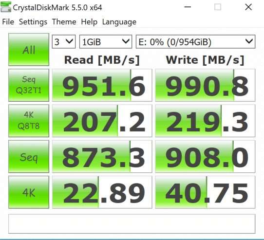 Xem xét adapter JMicron Type-C NVMe SSD , USB 3.1 Gen 2
