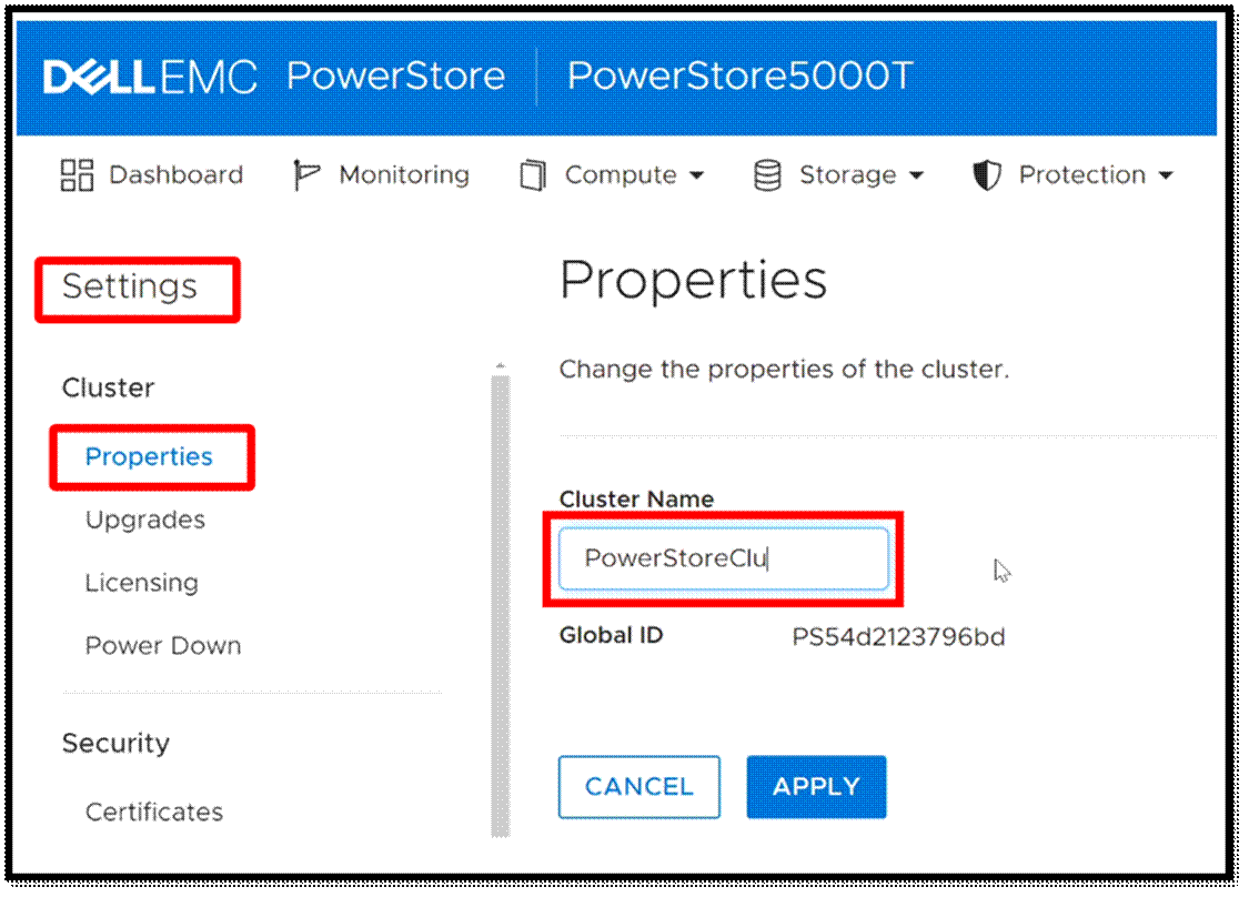 Xem xét Dell EMC PowerStore Cluster