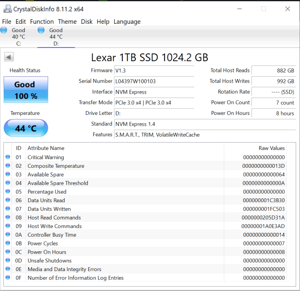 Xem xét SSD Lexar NM620 Gen3 NVMe